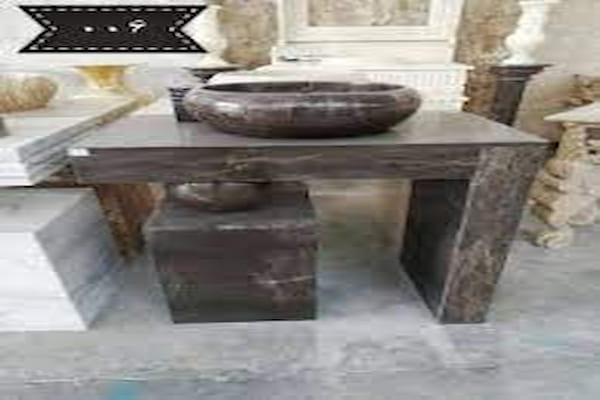 تصویر 4 از فروش کاسه روشویی سنگی گرد + قیمت خرید به صرفه